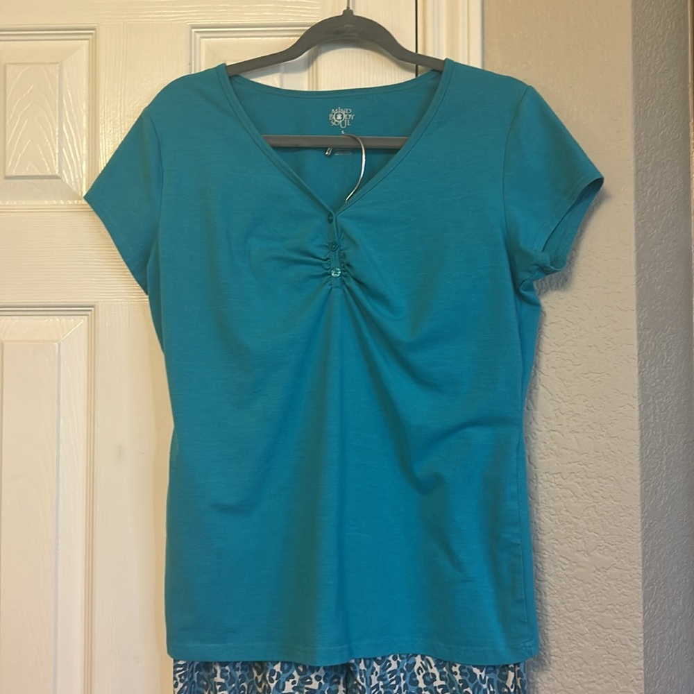 Turquoise Pajama Set - Picture 3 of 7